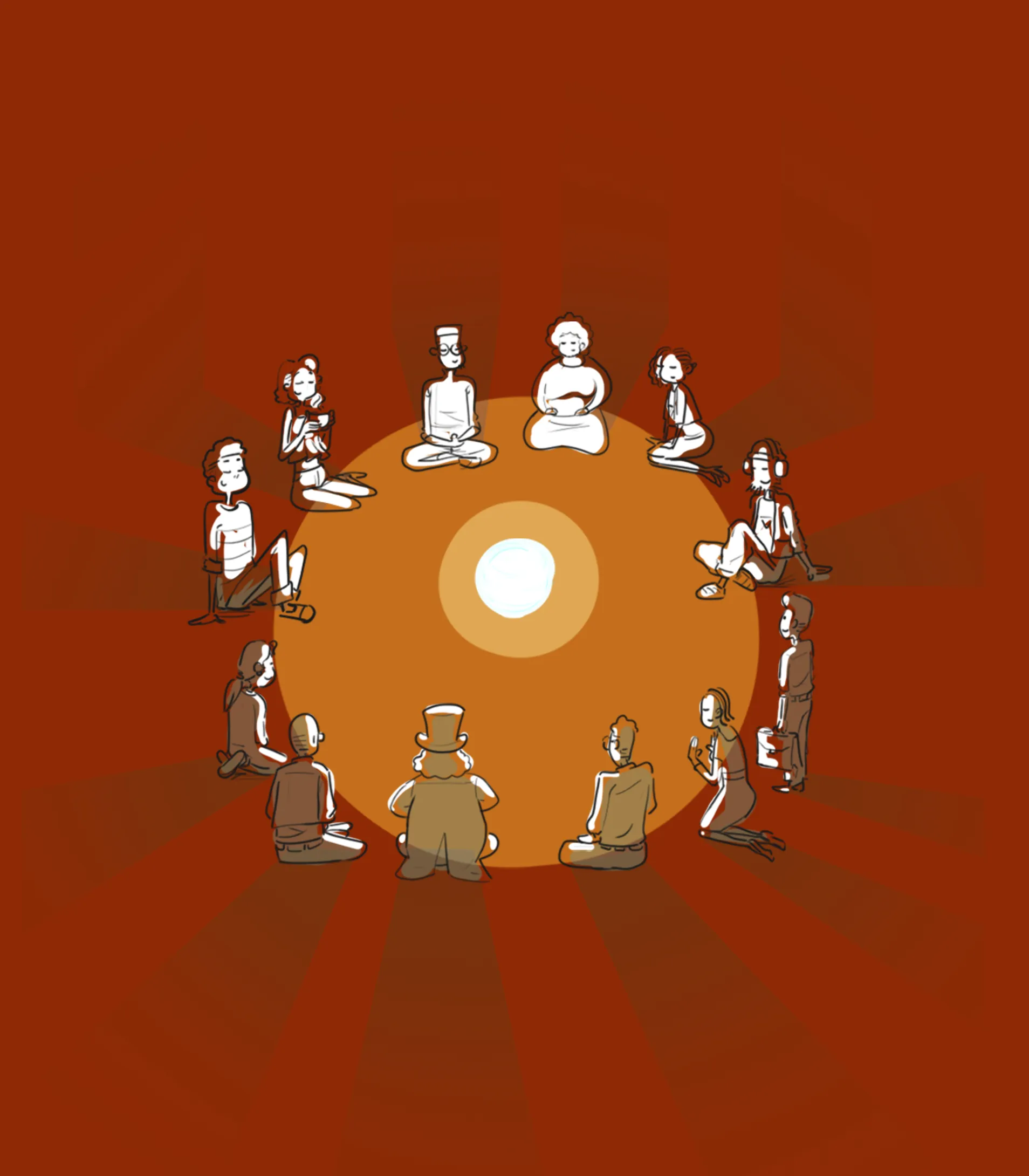 A field out beyond the ideas of wrongdoing and rightdoing where the center holds.