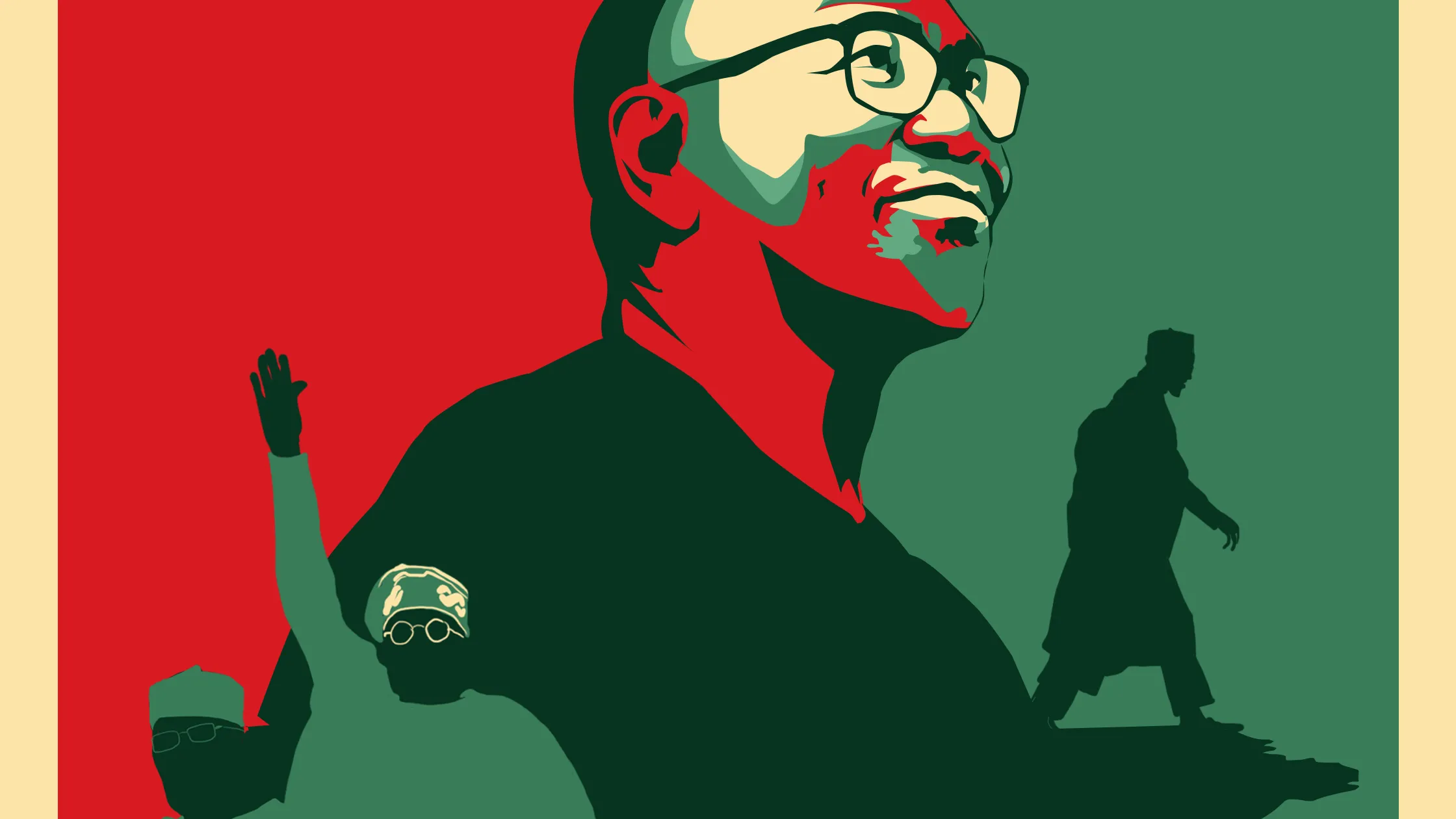 An image of four actors in the Nigerian 2023 general election: Peter Obi, Bola Ahmed Tinubu, Atiku Abubakar, and Muhammadu Buhari